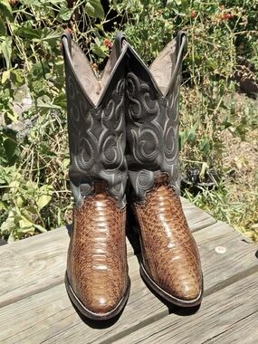 Men's Python Snakeskin Boots